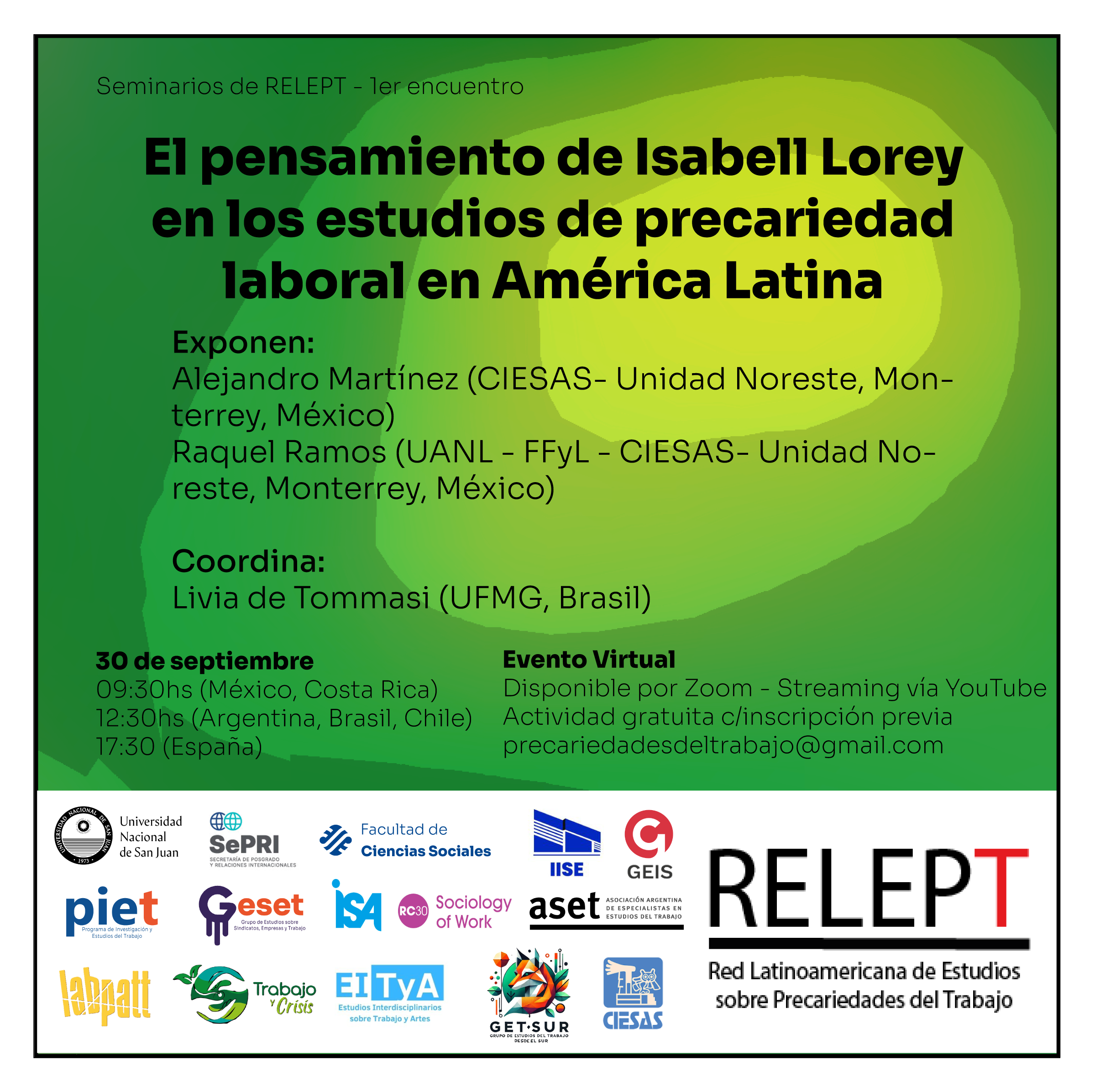 Expos: El pensamiento de Isabell Lorey los estudios de precariedadlaboral en América Latina